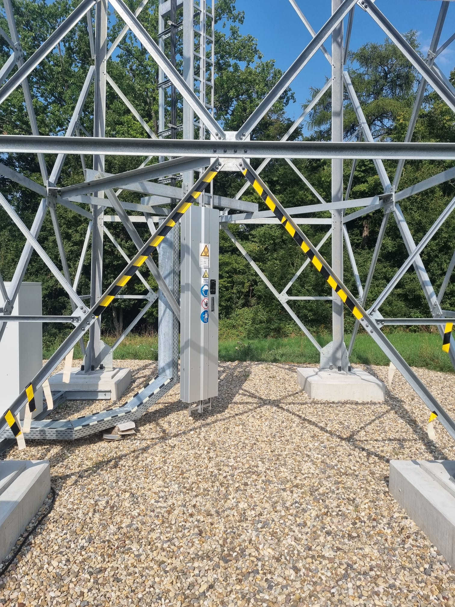 Mastmontage Funkmast